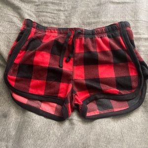 aeropostale plaid pajama shorts
